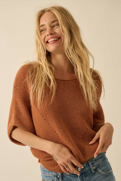 The Willow Pointelle Sweater