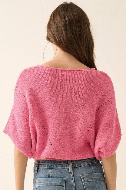 The Willow Pointelle Sweater