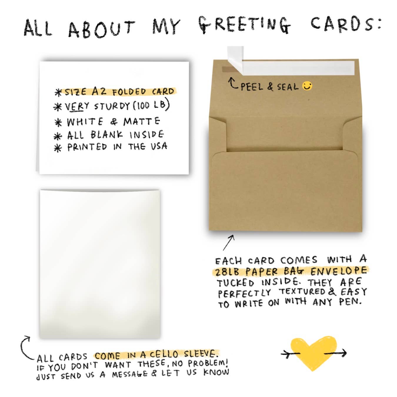 WEIRD CAT "I" Greeting Card
