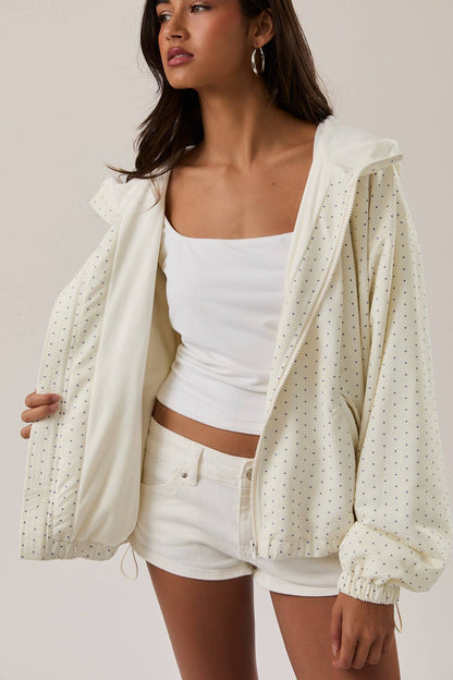 The Perfect Transition Polka Dot Jacket