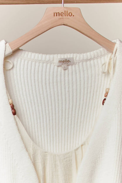 Floral embroidery Patchwork Cardigan