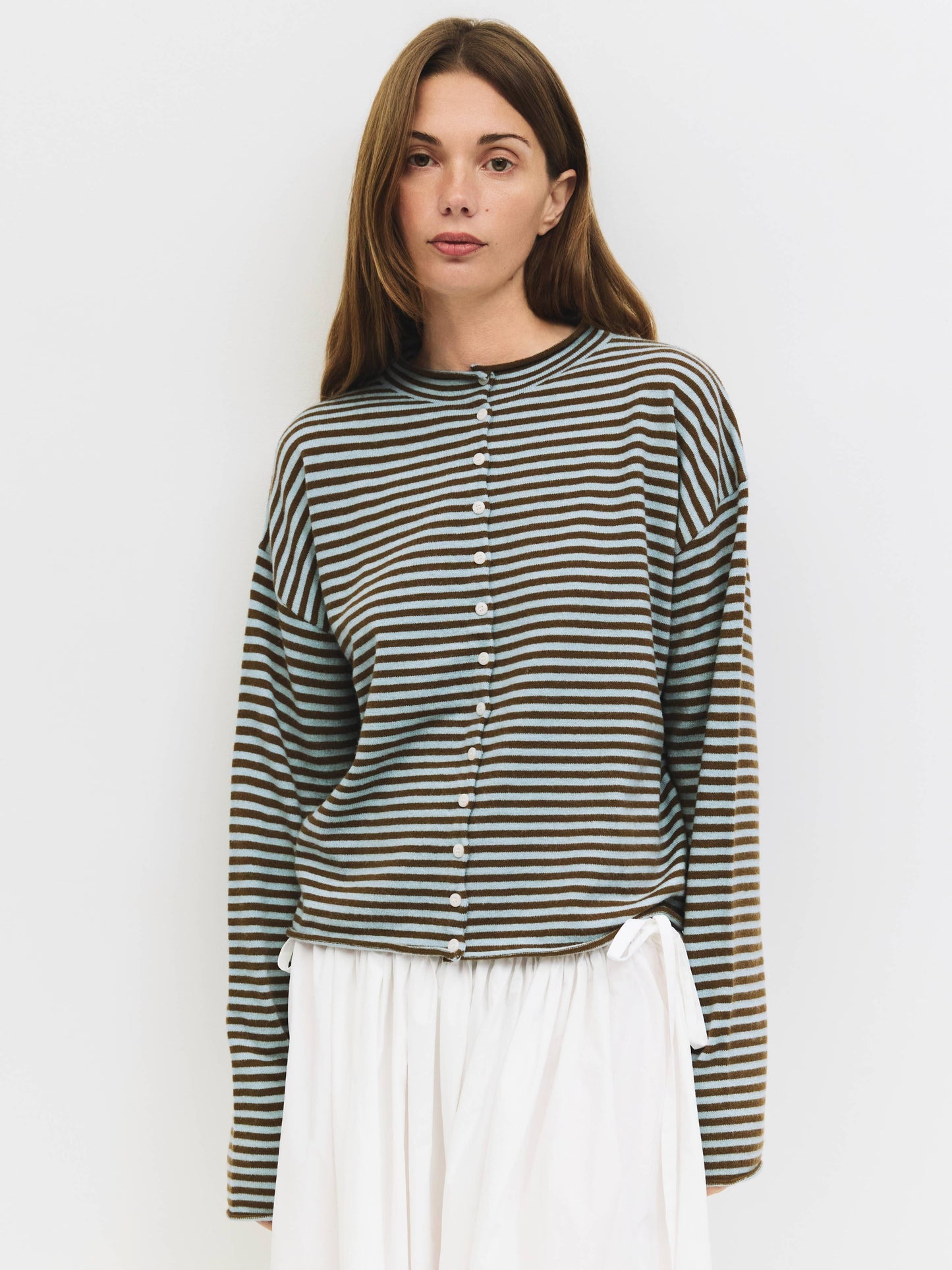 The Elisa Striped Cardigan