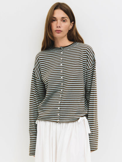 The Elisa Striped Cardigan