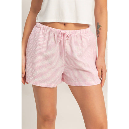 Coastal Ease Stripe Shorts