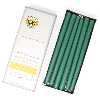 12" Hand Dipped Taper Candles USA Made