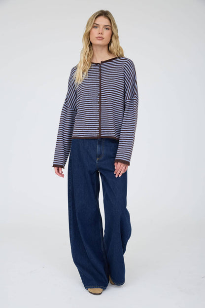 Coastal Stripe Cardigan