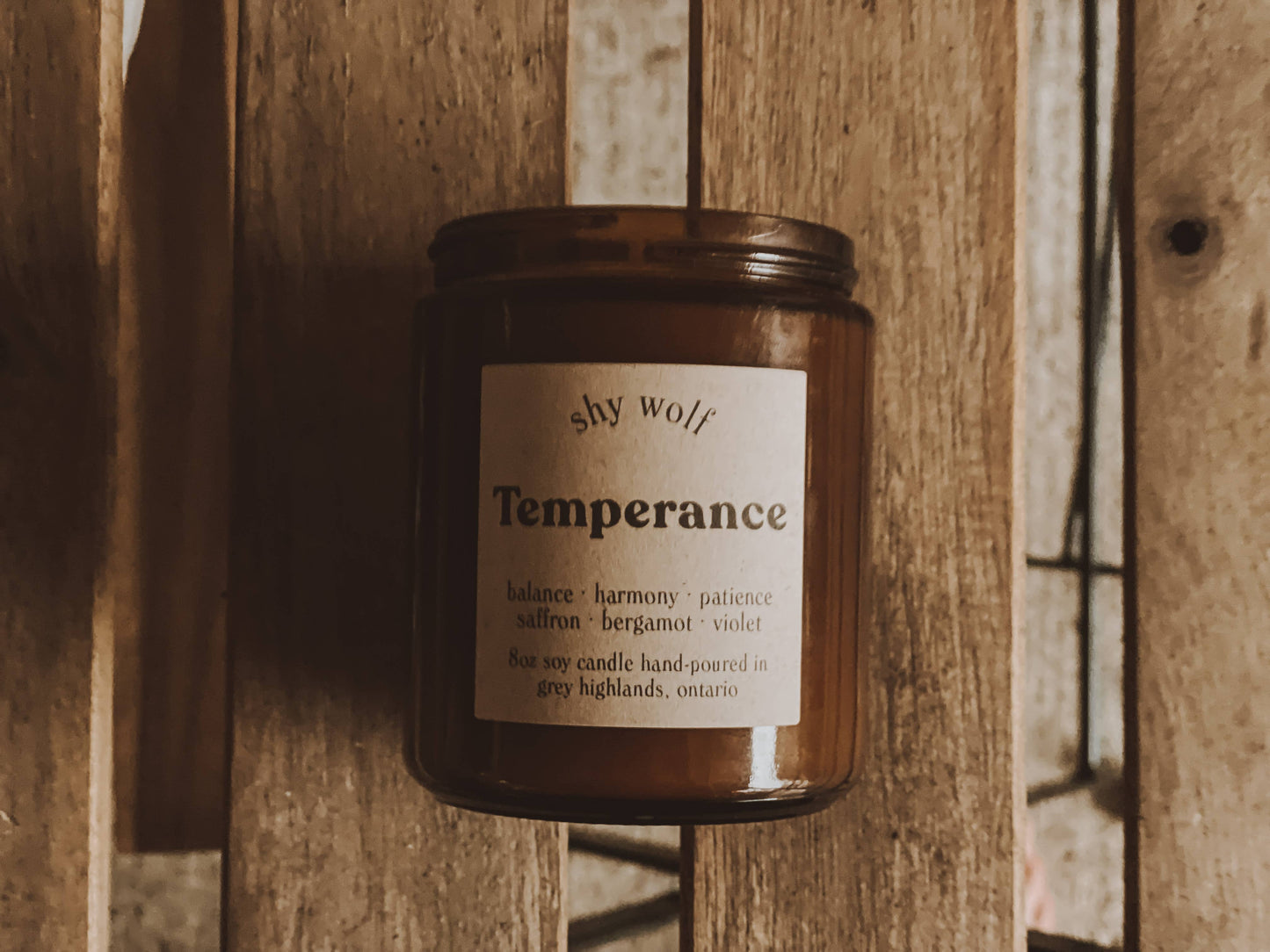 Temperance Tarot Candle - Bergamot, Saffron, Violet