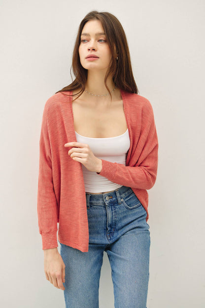 Spring Dolman Sleeve Cardi