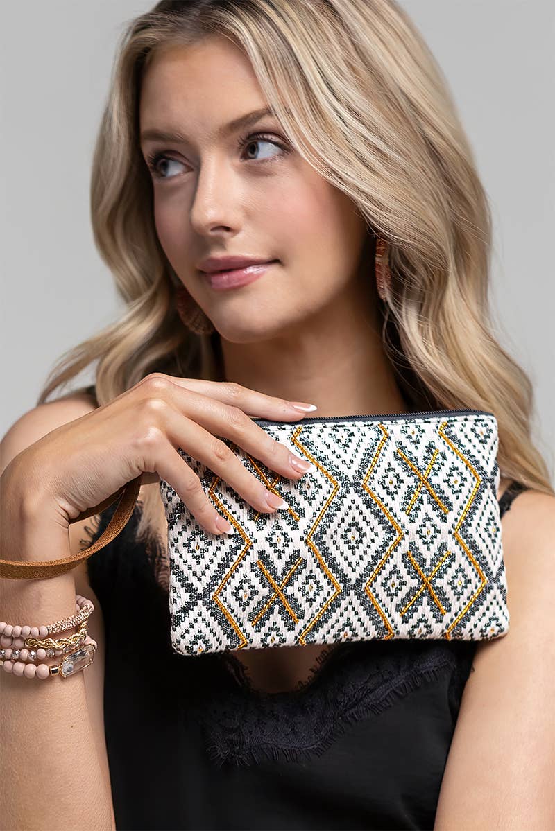 Handmade Colorado Ethnic Pattern Clutch