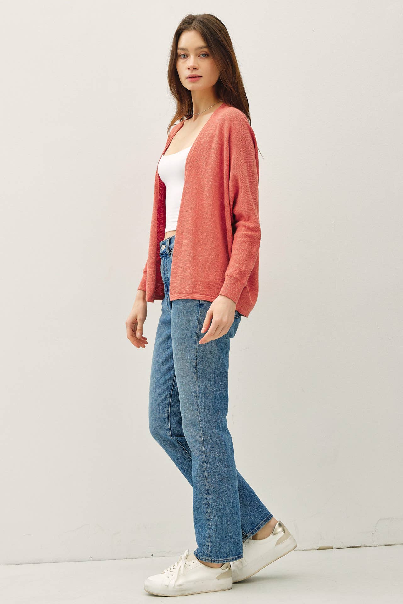 Spring Dolman Sleeve Cardi