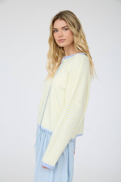 Coastal Stripe Cardigan