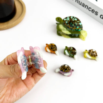 Green Turtle Hair Clip