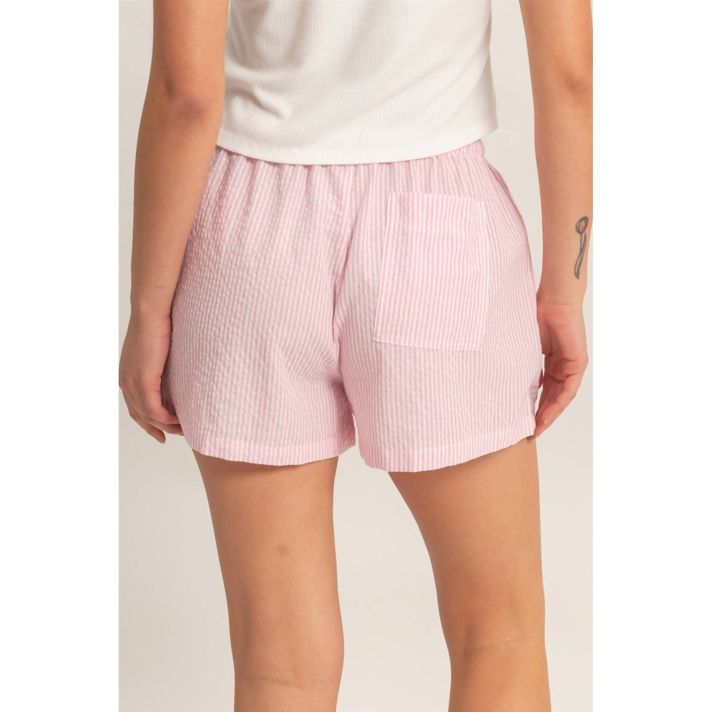 Coastal Ease Stripe Shorts