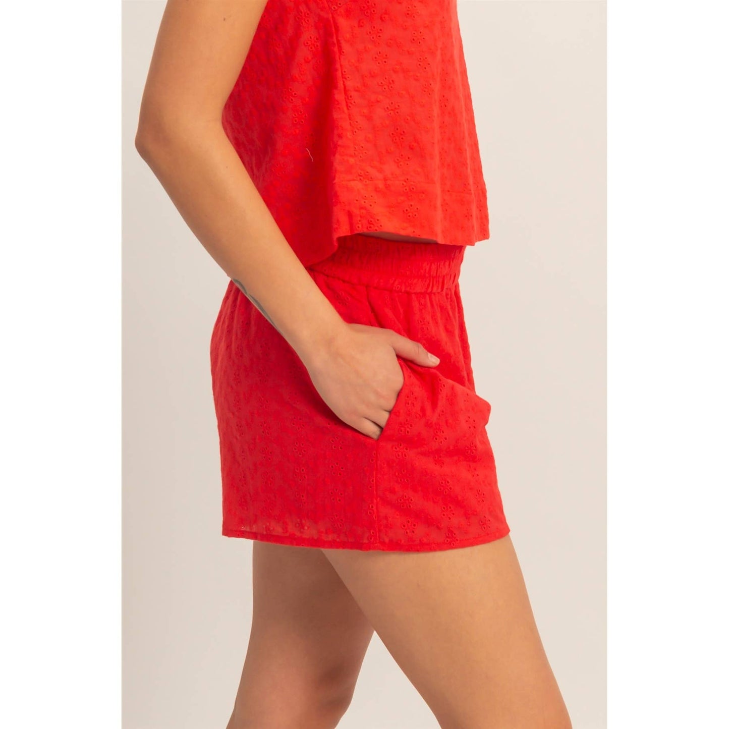 Meadow Eyelet Shorts