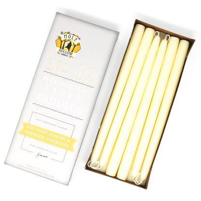 12" Hand Dipped Taper Candles USA Made