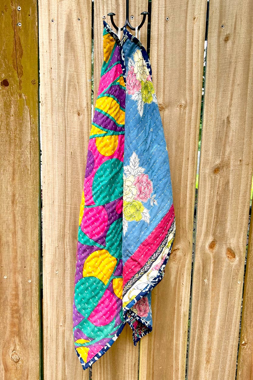 Kantha Kitchen Tea Towels - Set of 2