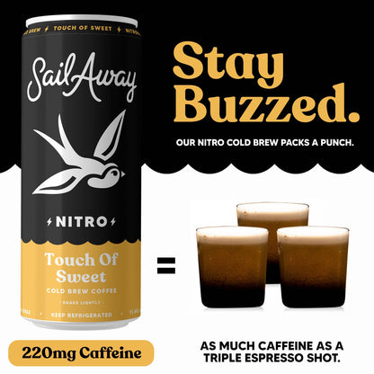 Cold Brew Coffee Cans - Touch of Sweet