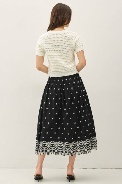 Short Sleeve Crochet Cardigan