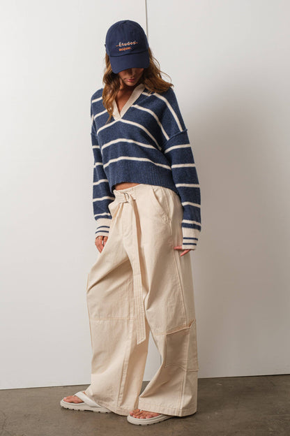 Coastal Prep Striped Sweater