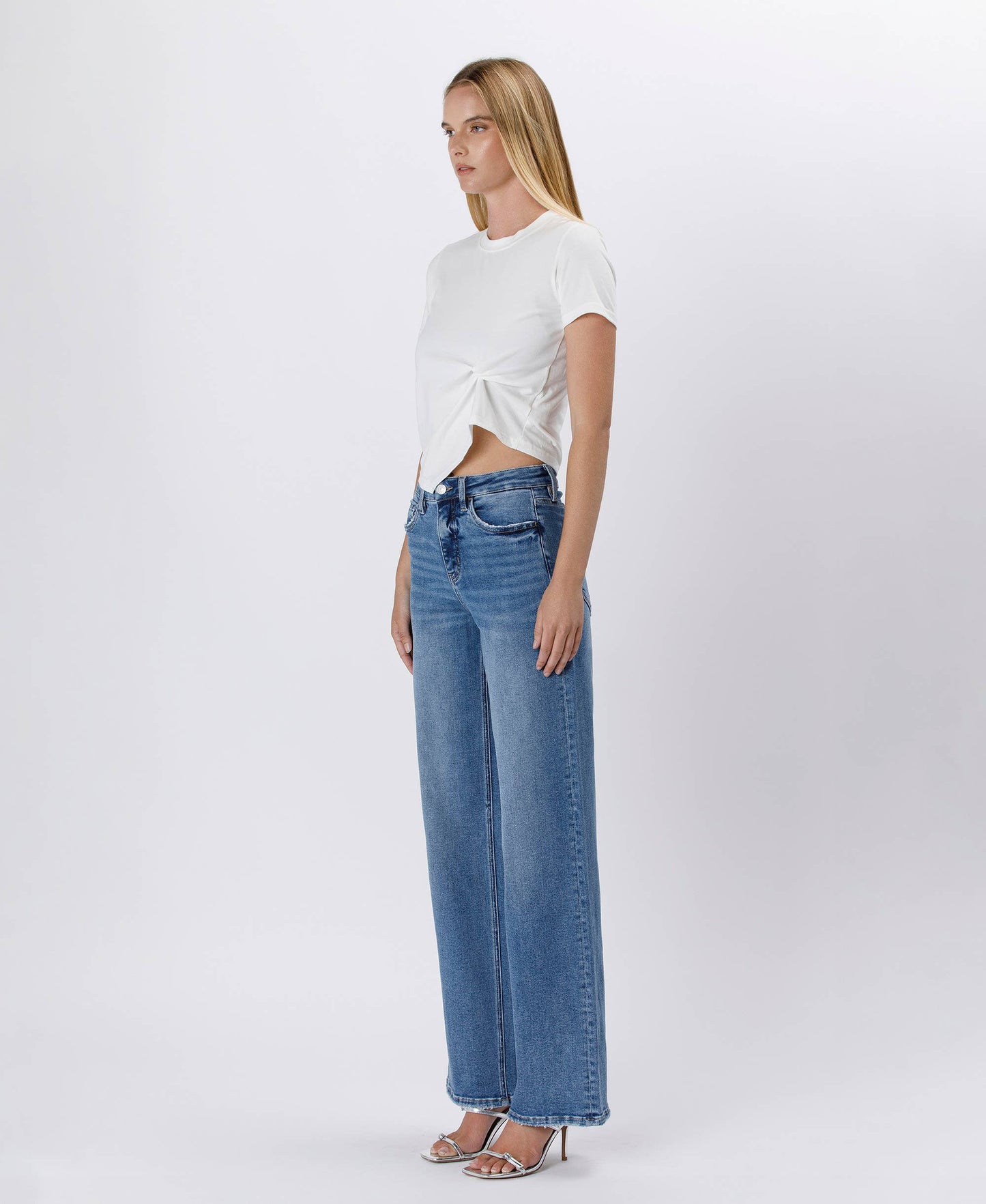 Super High-Rise Baggy Wide Jeans