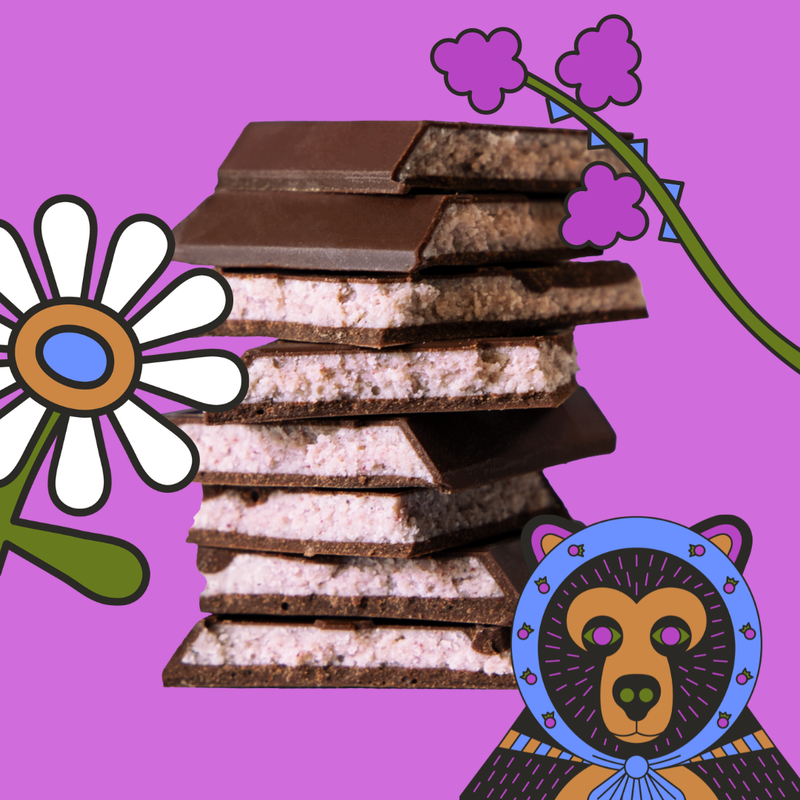 New! Hungry Blackberry Truffle Bar