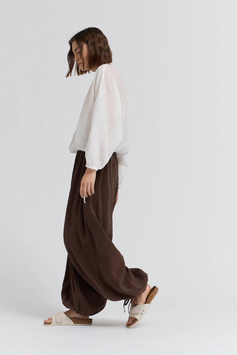 Taylor Shirred Sleeve Blouse