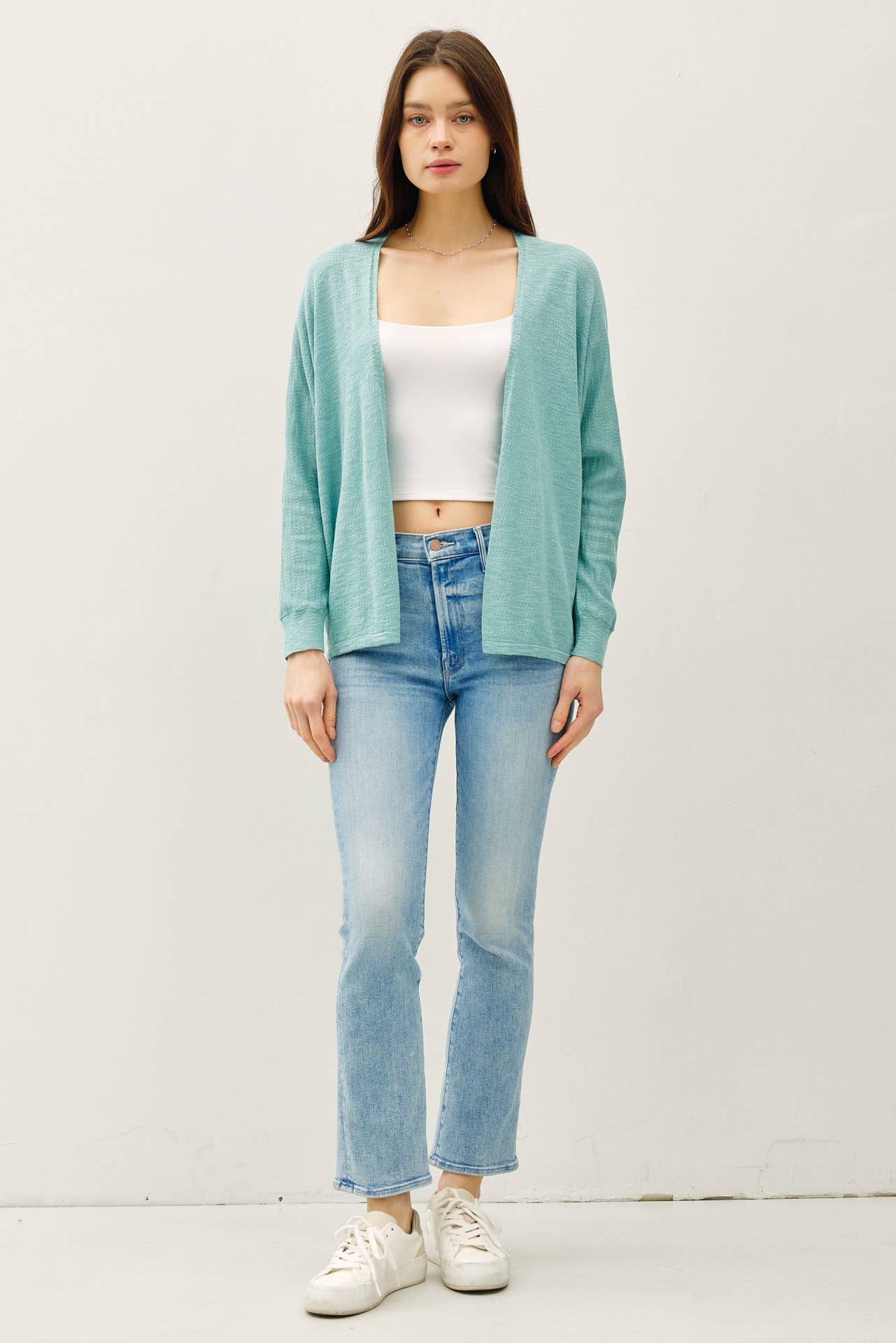 Spring Dolman Sleeve Cardi