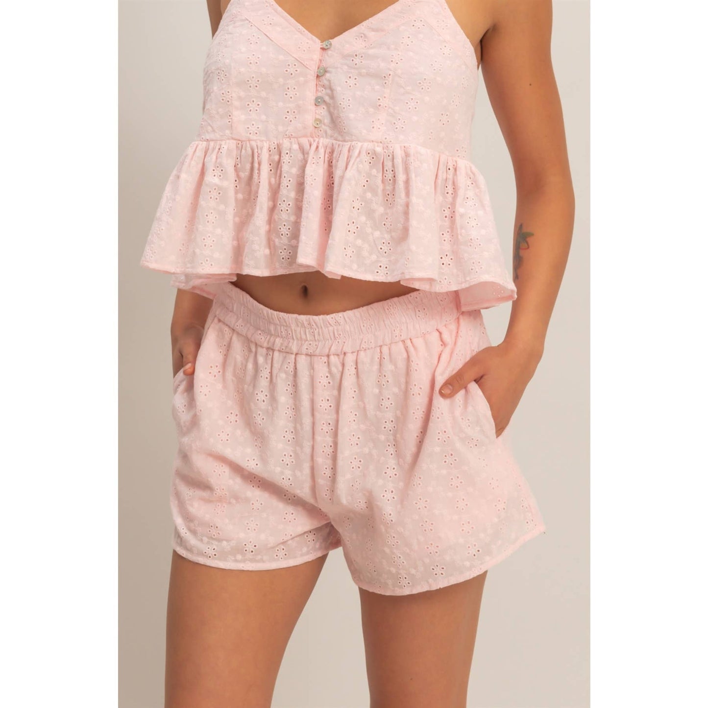 Meadow Eyelet Shorts