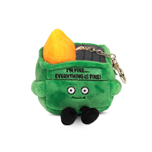 Dumpster Fire Plushie Bag Charm