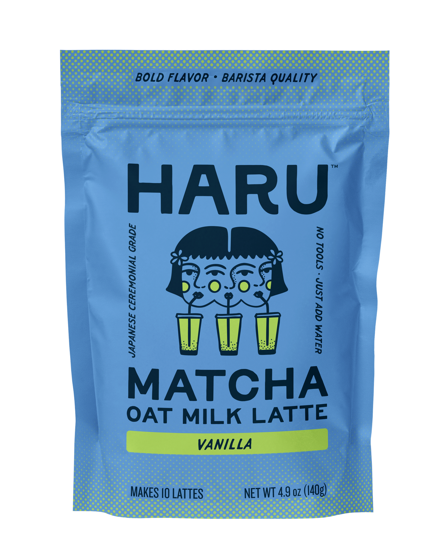 Haru Vanilla Matcha Oat Milk Latte