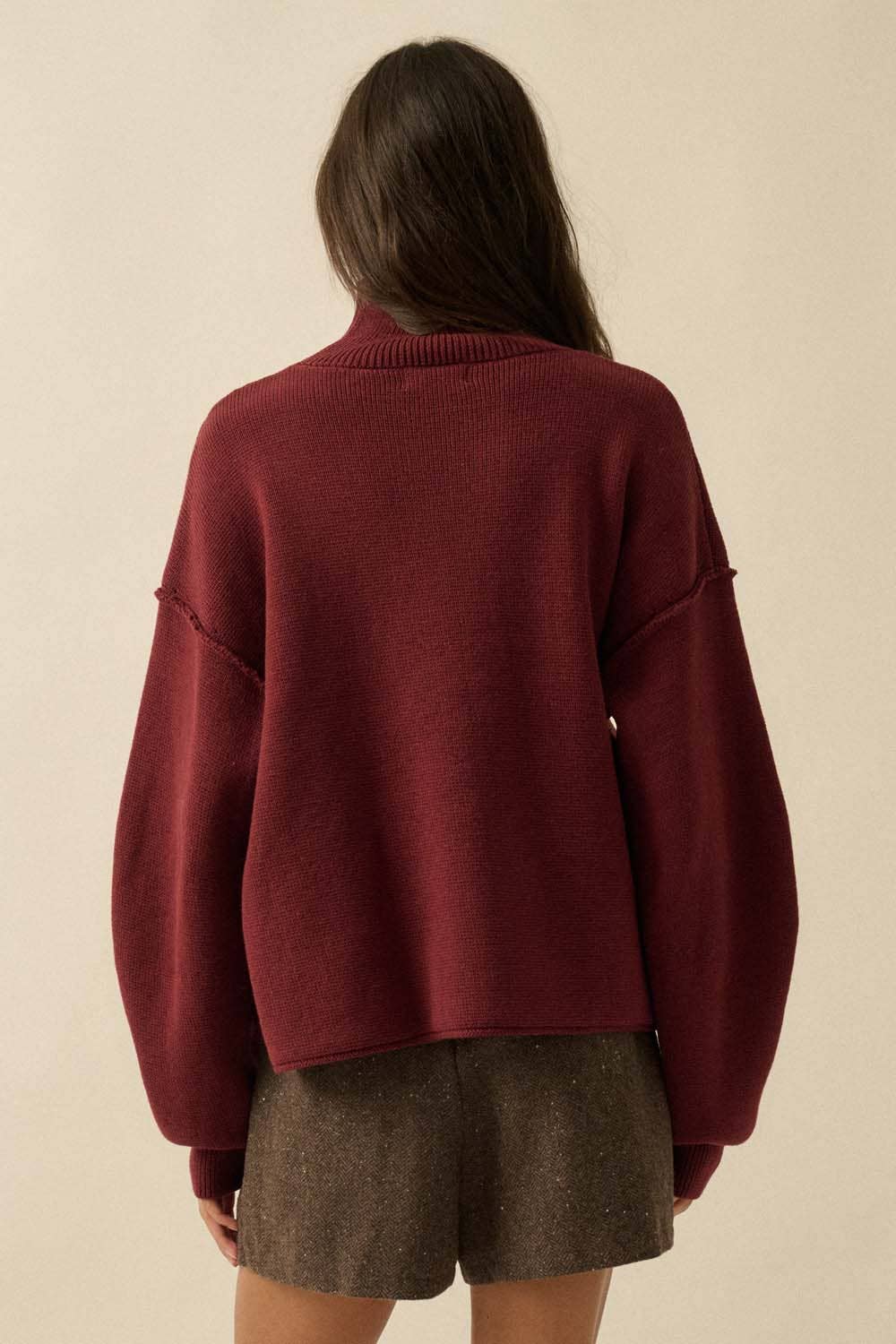 Cami Funnel Neck Sweater