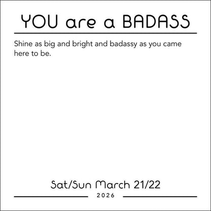 You Are a Badass 2026 Day-to-Day Calendar by Jen  Sincero