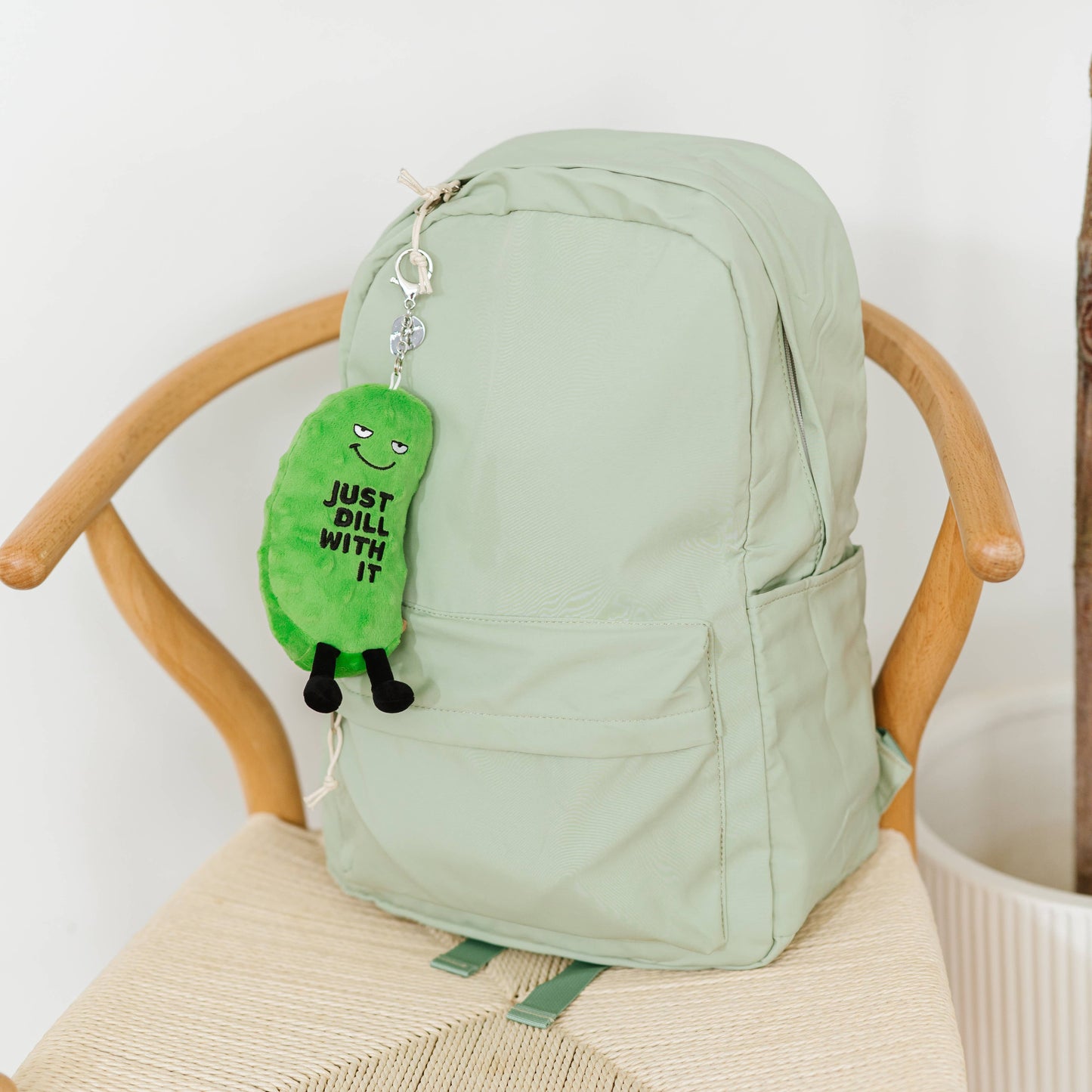 Dill Pickle Bag Charm