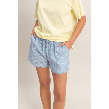 Coastal Ease Stripe Shorts