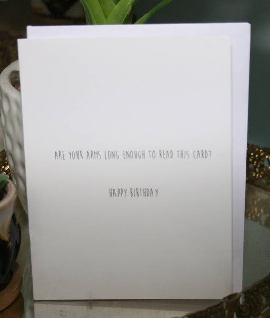 Long Arms Greeting Card