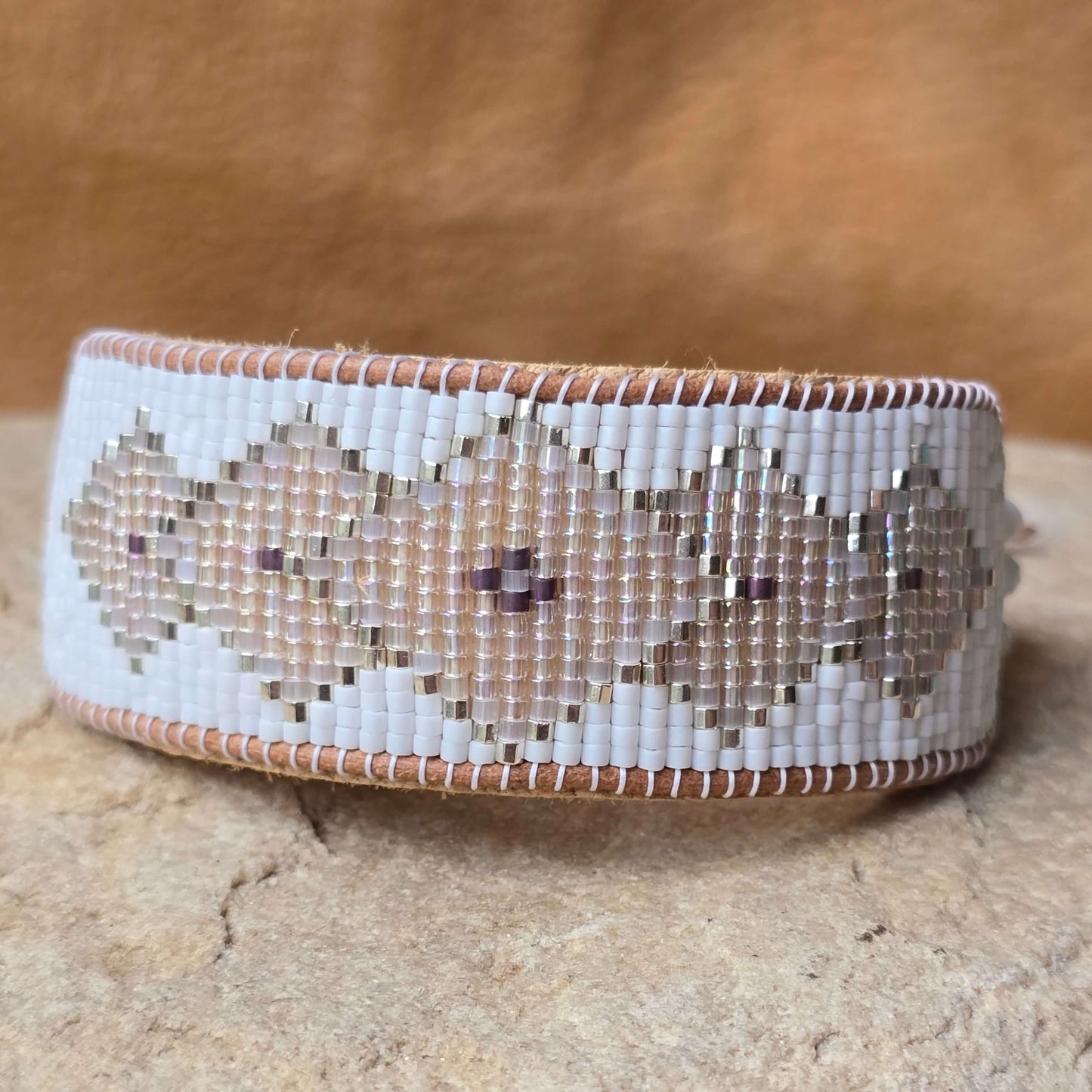 Lucid Dreams Fifth Dimension Opal Large Beaded Cuff Bracelet