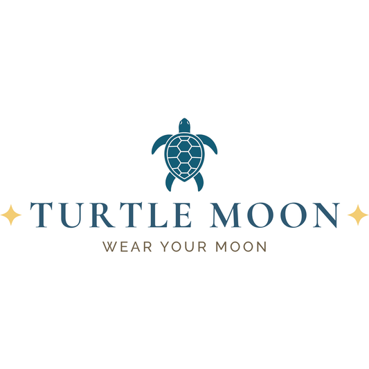Turtle Moon | 13 Moons Collection | Flower Moon | Peach Moonstone | Bloom, Create, Repeat
