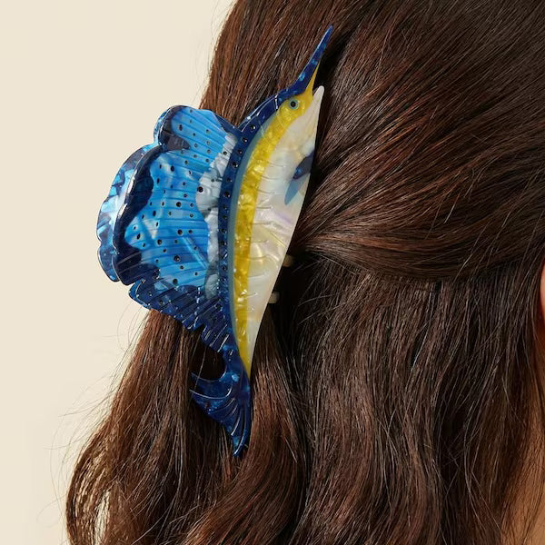 Marlin Hair Clip Sword Fish Hair Clip
