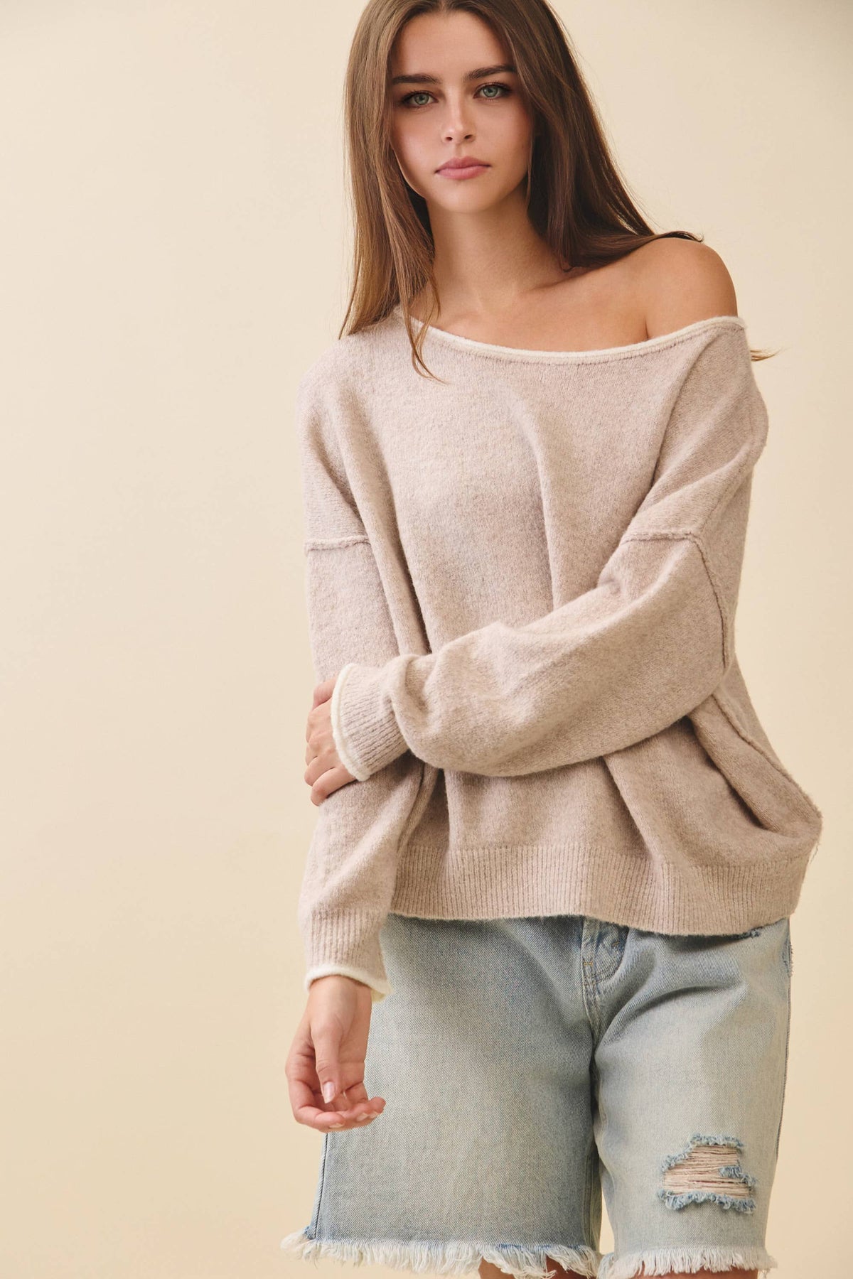Fuzzy Cloud Sweater
