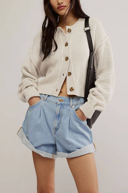 Solid Loose Cardi
