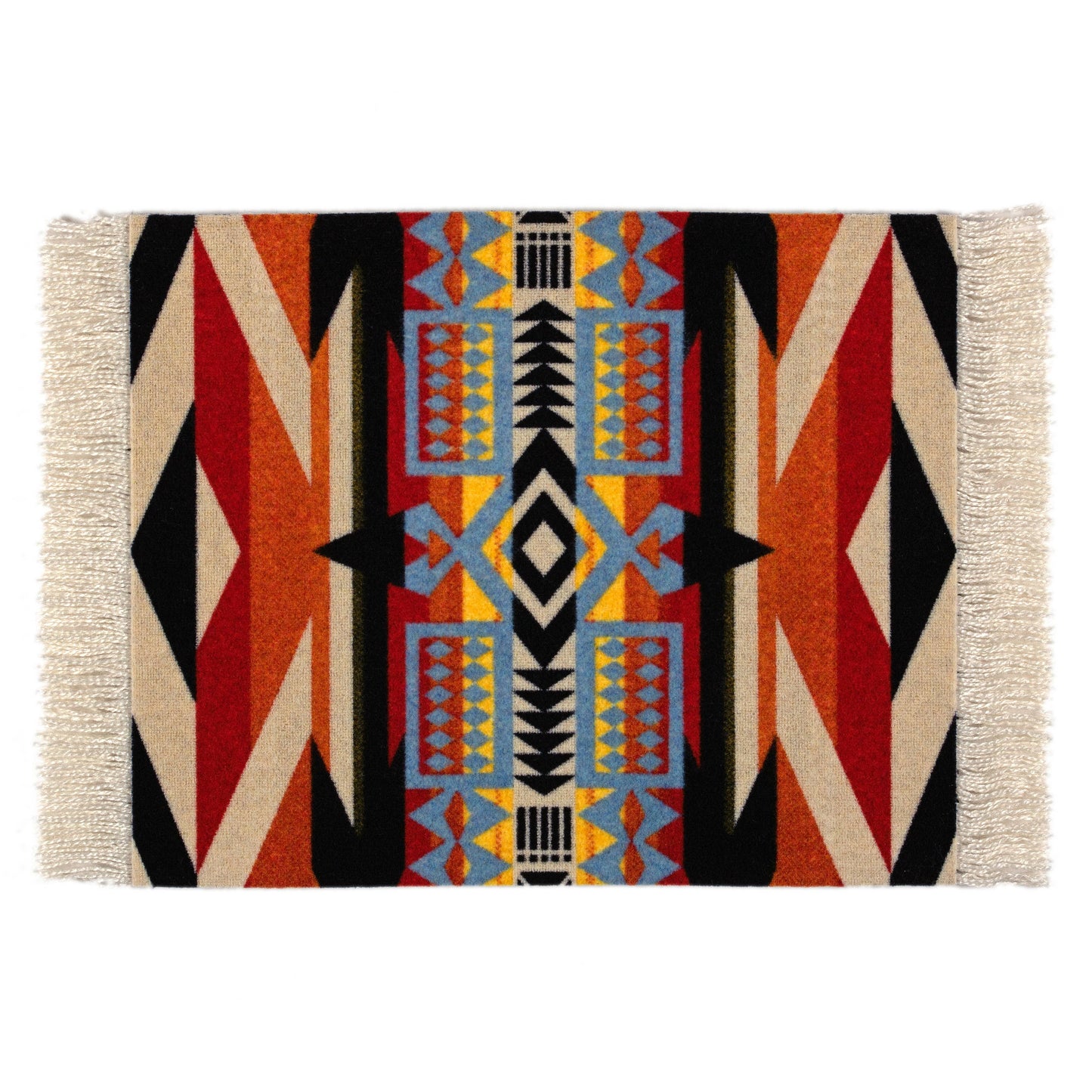 4 Pc CoasterRug Set Pendleton Fire Legend