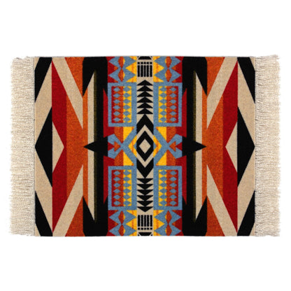 4 Pc CoasterRug Set Pendleton Fire Legend