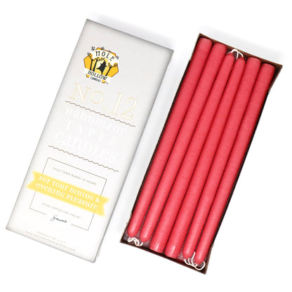 12" Hand Dipped Taper Candles USA Made