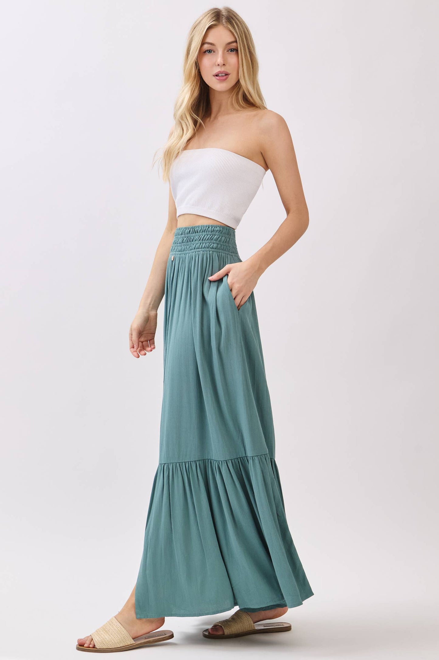Easy Days Ruffle Maxi