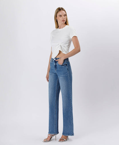 Super High-Rise Baggy Wide Jeans