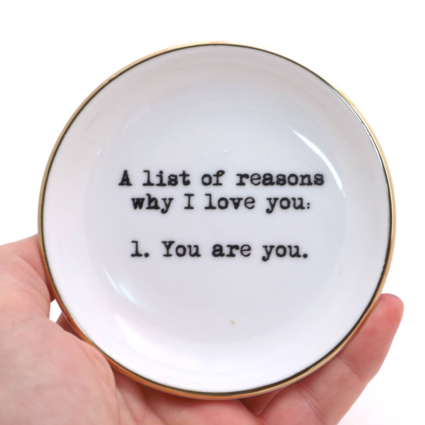 Reasons I Love You Ring Dish