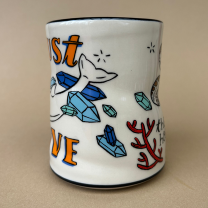 Lucky Sea Turtle Mug - XL
