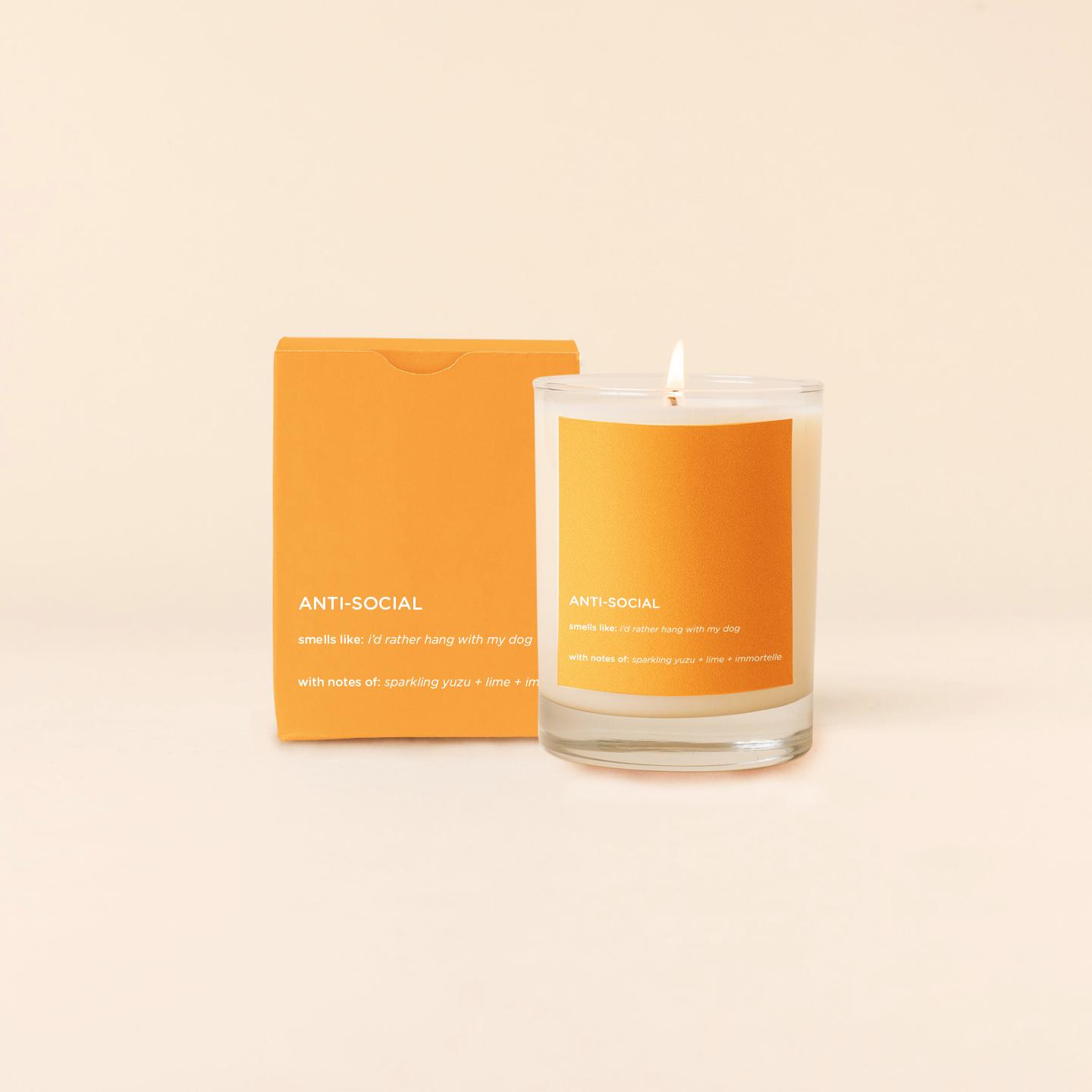 Candle Rocks Glass