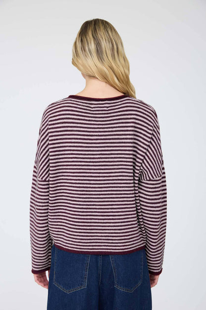 Coastal Stripe Cardigan