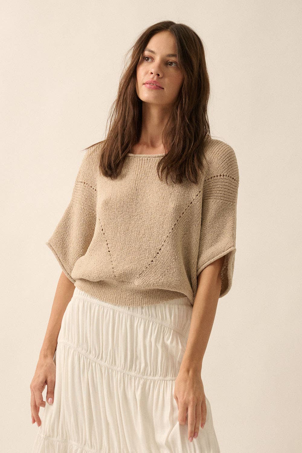 The Willow Pointelle Sweater